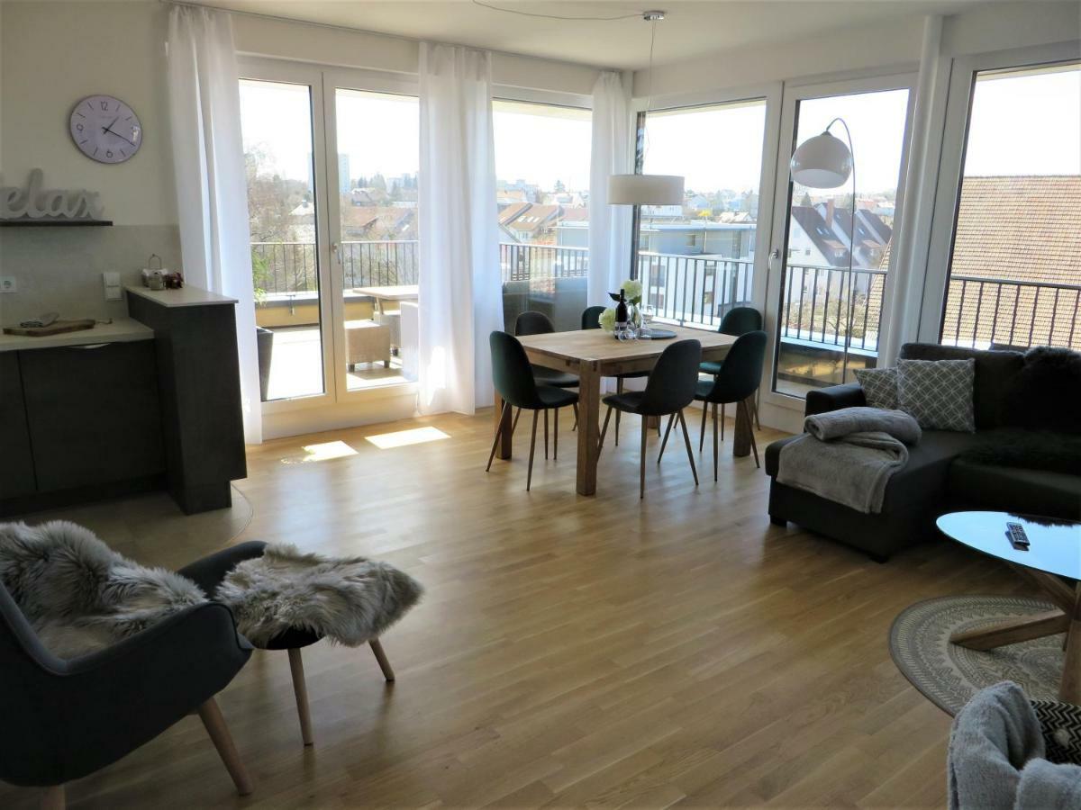 Bodensee Luxus Ferienwohnung Claudia 3 Friedrichshafen Dış mekan fotoğraf